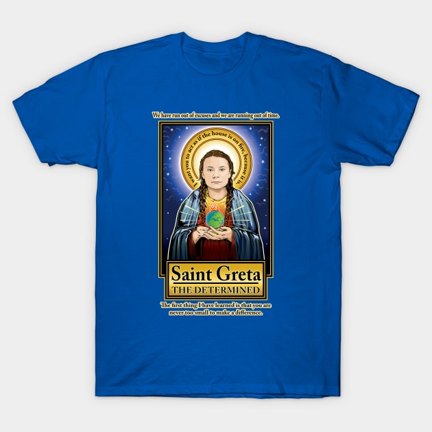 Saint Greta T-Shirt by Pop Art Saints